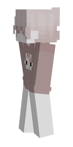 Pink skin: body, left side render
