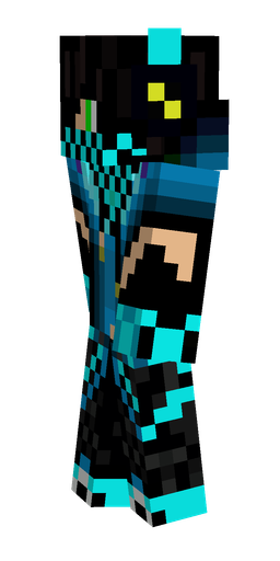 Black skin: body, left side render
