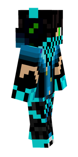 Black skin: body, right side render