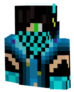 Black skin: bust render
