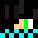 Black skin: face render