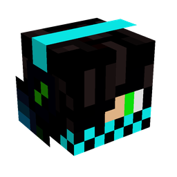 Black skin: head render