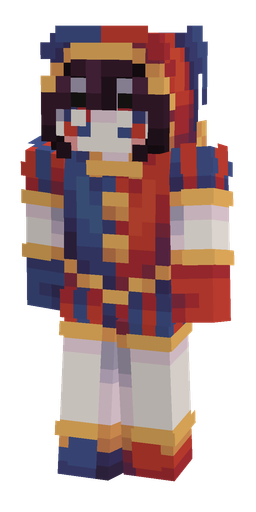Blue skin: body, front render