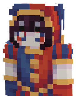 Blue skin: bust render