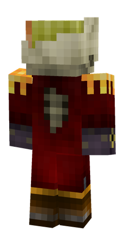 Black skin: body, back render