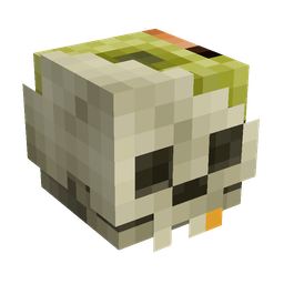 Black skin: head render