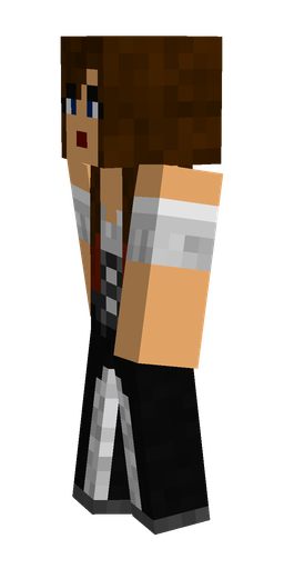 Black skin: body, left side render