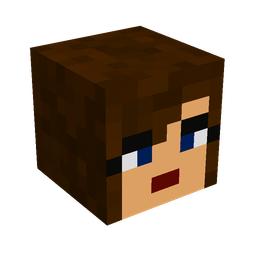 Black skin: head render