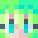 Blue skin: face render