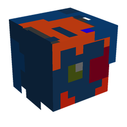 Blue skin: head render