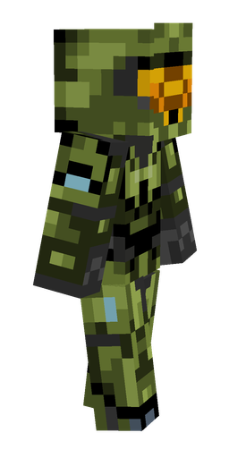 Black skin: body, right side render