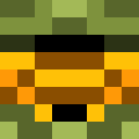 Black skin: face render