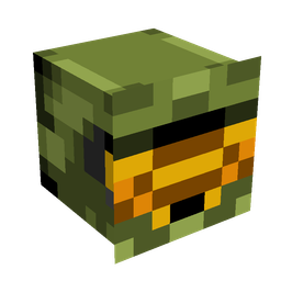 Black skin: head render