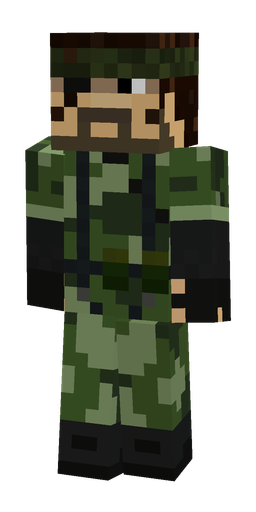 Black skin: body, front render