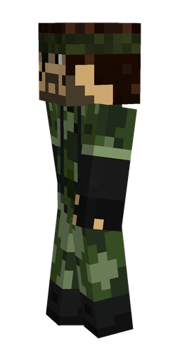 Black skin: body, left side render