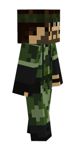 Black skin: body, right side render