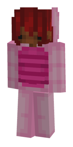 Pink skin: body, front render