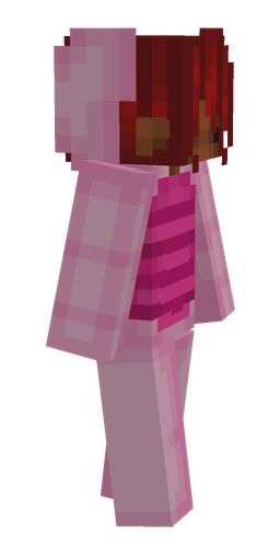 Pink skin: body, right side render