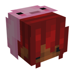 Pink skin: head render