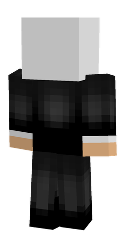 Black skin: body, back render