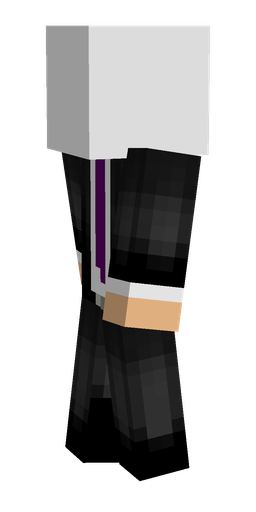 Black skin: body, left side render
