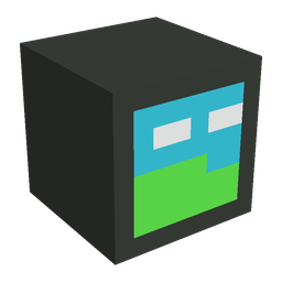 Black skin: head render