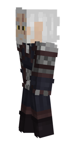 Black skin: body, left side render