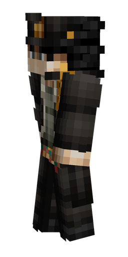 Black skin: body, left side render