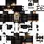Black skin: raw texture render
