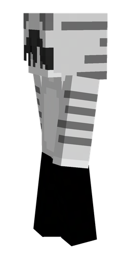 Black skin: body, left side render