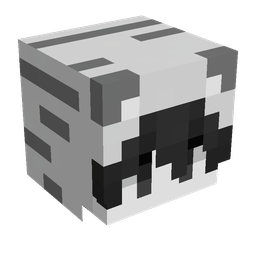 Black skin: head render