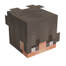Black skin: head render