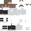 Black skin: raw texture render