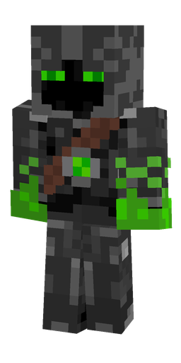 Black skin: body, front render