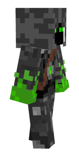 Black skin: body, right side render