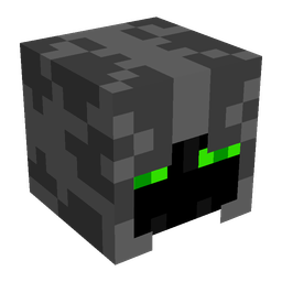 Black skin: head render