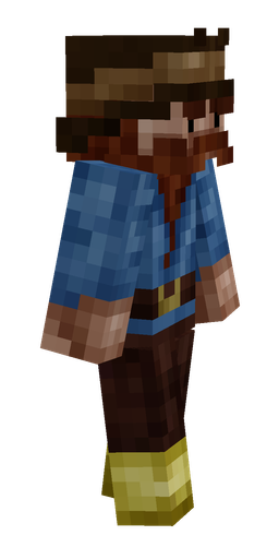 Black skin: body, right side render