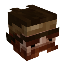 Black skin: head render