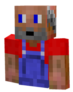 Blue skin: bust render
