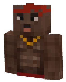Blue skin: bust render