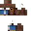 Blue skin: raw texture render