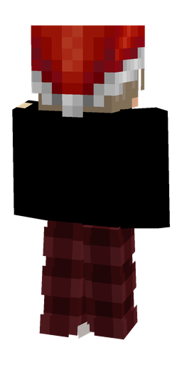 Black skin: body, back render