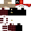 Black skin: raw texture render