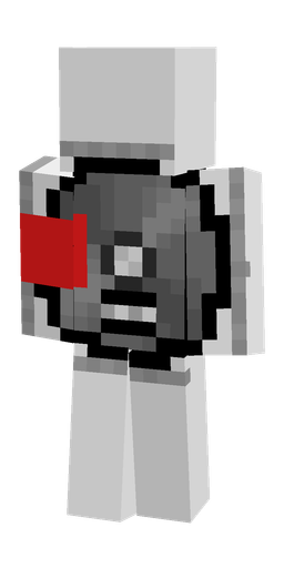 Black skin: body, back render