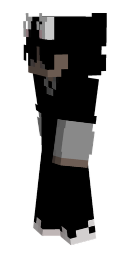 Black skin: body, left side render