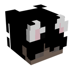 Black skin: head render