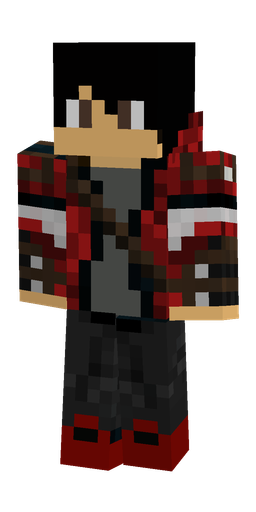 Black skin: body, front render