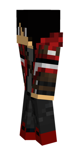 Black skin: body, left side render