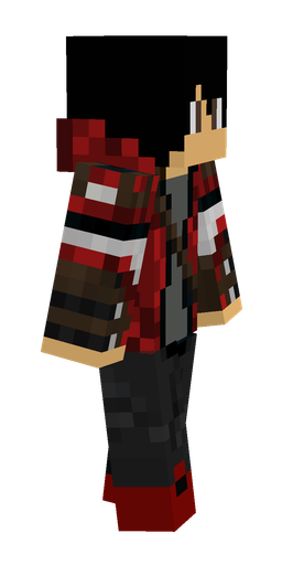 Black skin: body, right side render