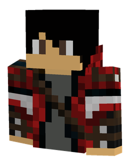 Black skin: bust render